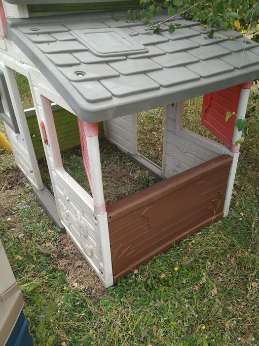 Zestaw zabawek ogrodowych dla dzieci domek Smoby kuchnia little tikes