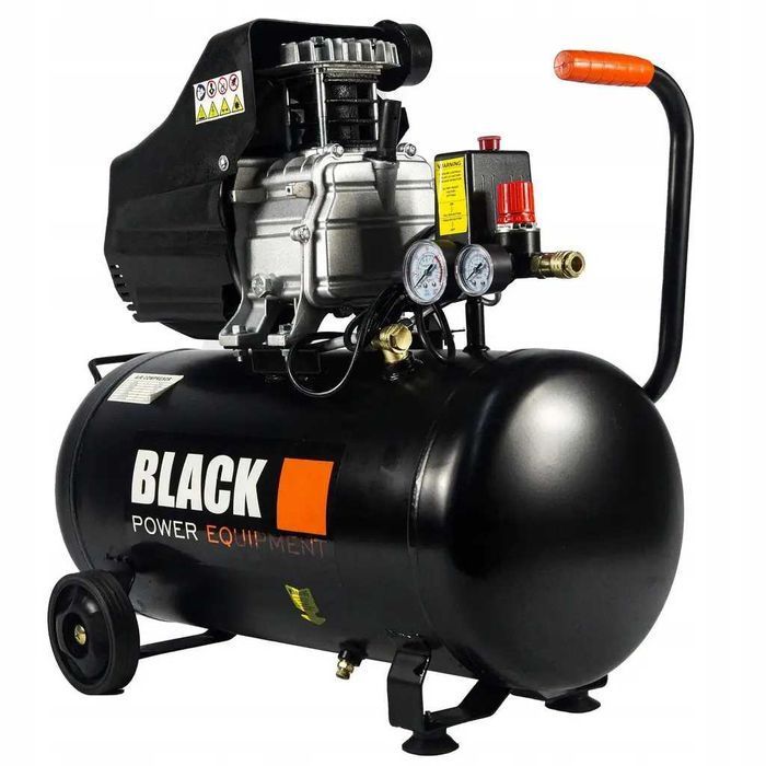 Компрессор воздушный масляный Black 24 л масляний компресор повітряний