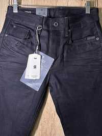 G-STAR RAW Attacc - nowe czarne jeansy woskowane W27 L30