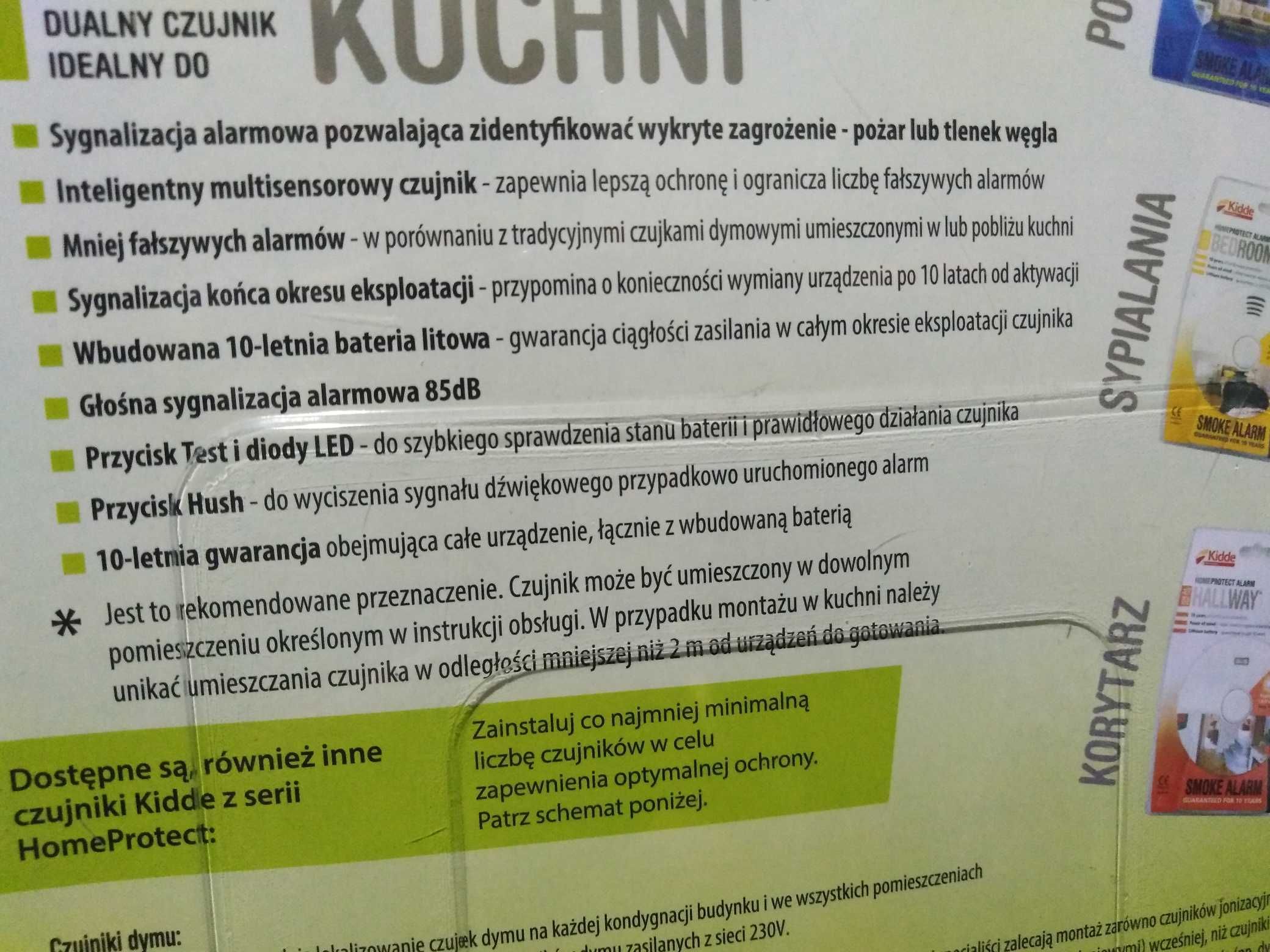 Czujka czadu i dymu Kidde HomeProtect