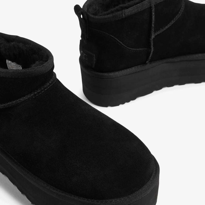 ОРИГІНАЛ UGG Classic Ultra Mini Platform 1135092-BLK ботинки угги УГГ