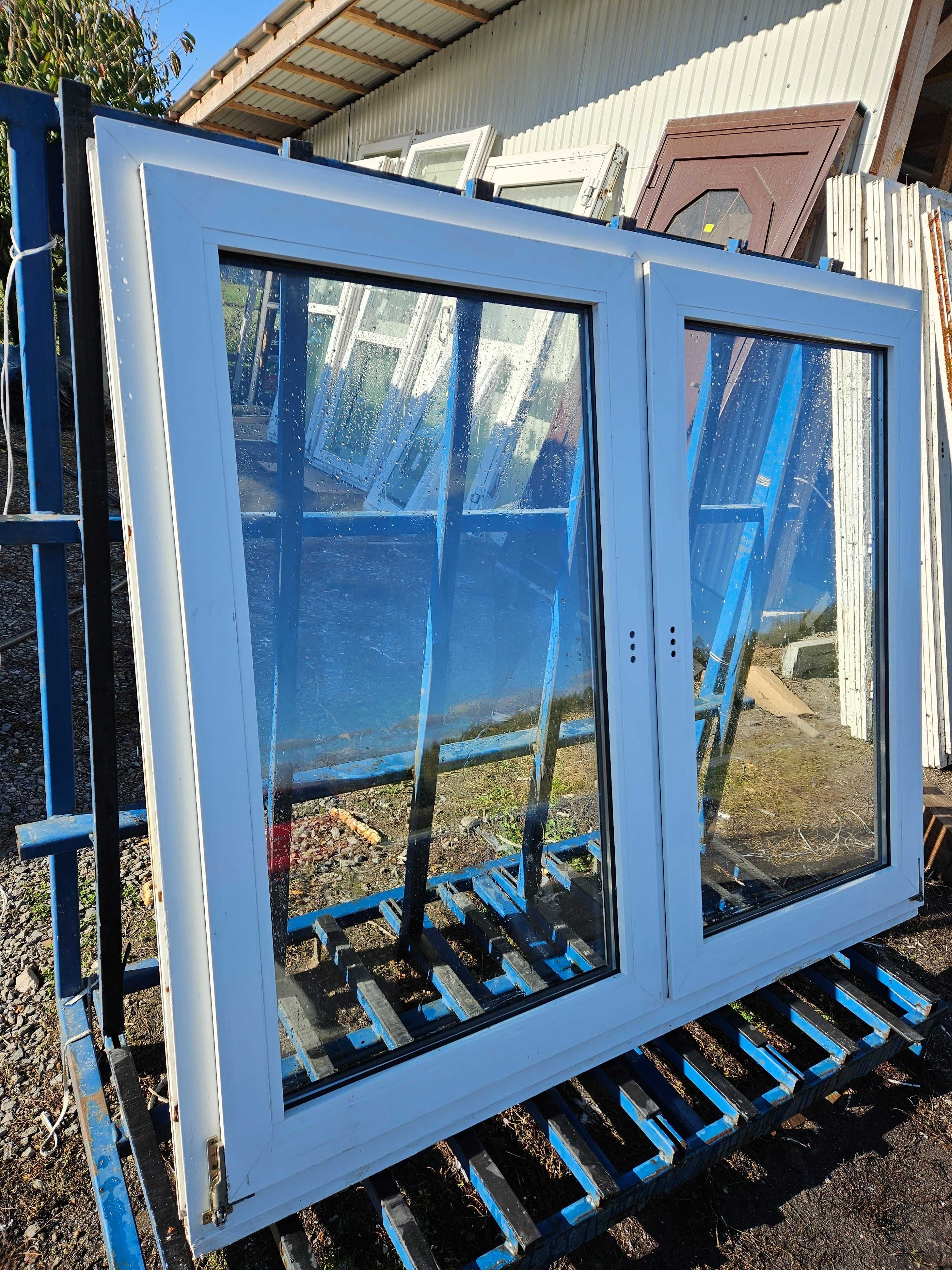 OKNA Plastikowe PCV Dwuskrzydłowe 168x140cm 10 sztuk okno białe