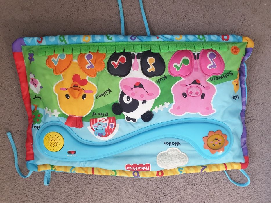 Mata Fisher Price grająca do łóżeczka wersja niemiecka