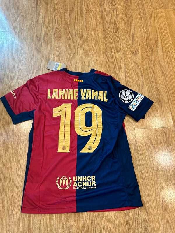Oddychający/Wchłaniaćpot/Koszulka Barcelona'Lewandowskiego_r.3XL