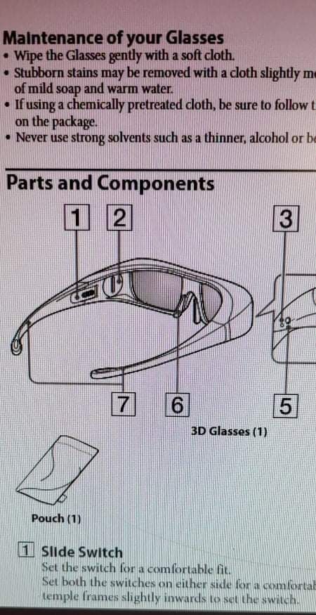 Sony - Óculos em 3 D