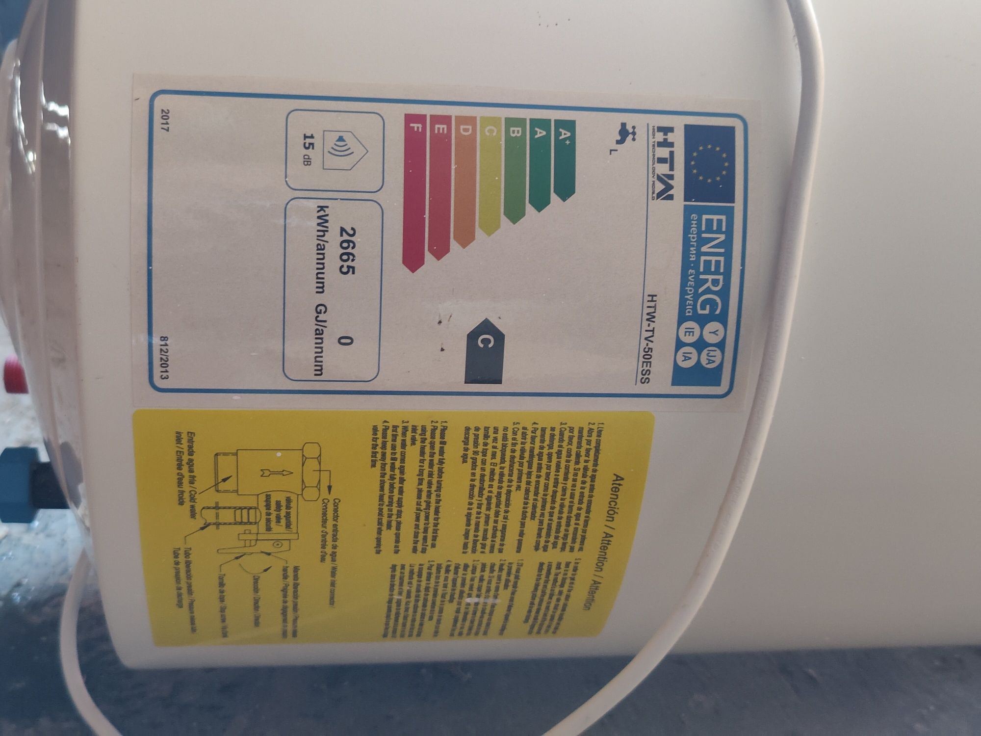 Termo acumulador 50L