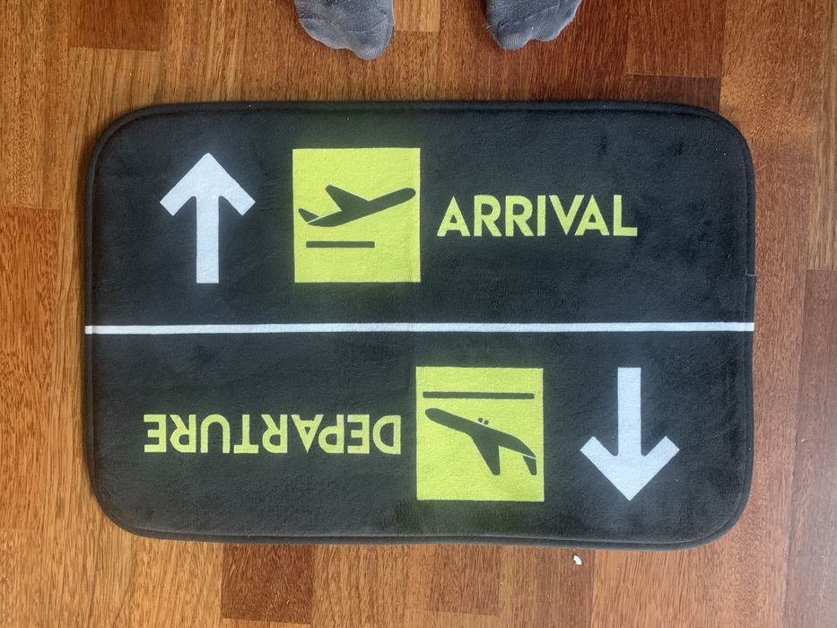 Wycieraczka, dywanik, mata- arrival, departure