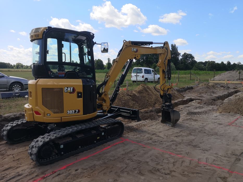 Usługi minikoparką, ładowarką, koparką roboty ziemne, ogrodzenia