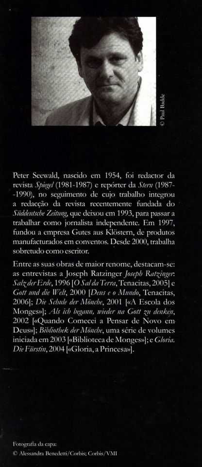 'Bento XVI visto de perto', de Peter Seewald