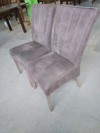 Komplet 4 krzeseł krzesła tapicerowane wygodne stan bdb FV DOWÓZ