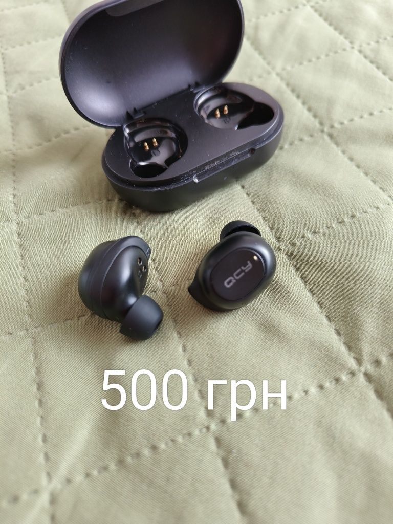 Навушники бездротові завушні baseus eli, QCY T9, Panasonic