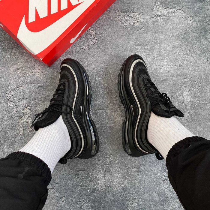 !SALE! Nike Air Max 97 Black/Grey 40 41 42 43 44 45 найк аир макс