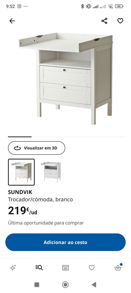 Muda Fraldas IKEA