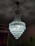 Lustre de cristal vintage