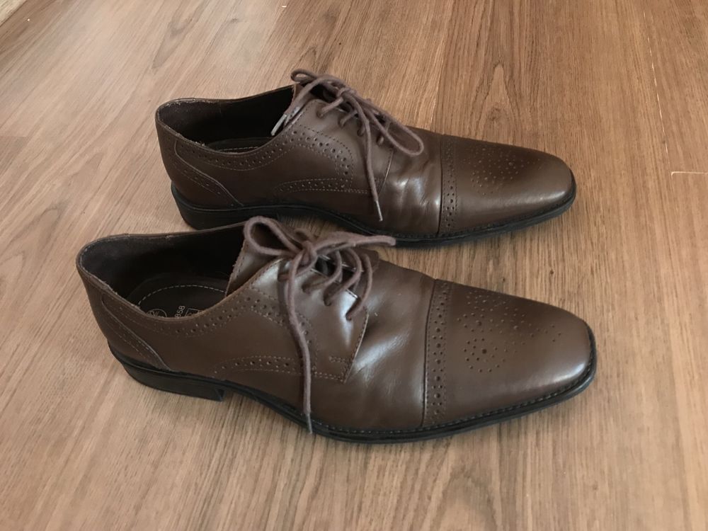 Мужские туфли кожаные 42 размер