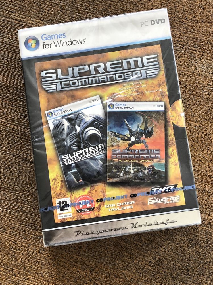 Gra Supreme Commander Złota Edycja Platynowa Kolekcja NOWA FOLIA PC