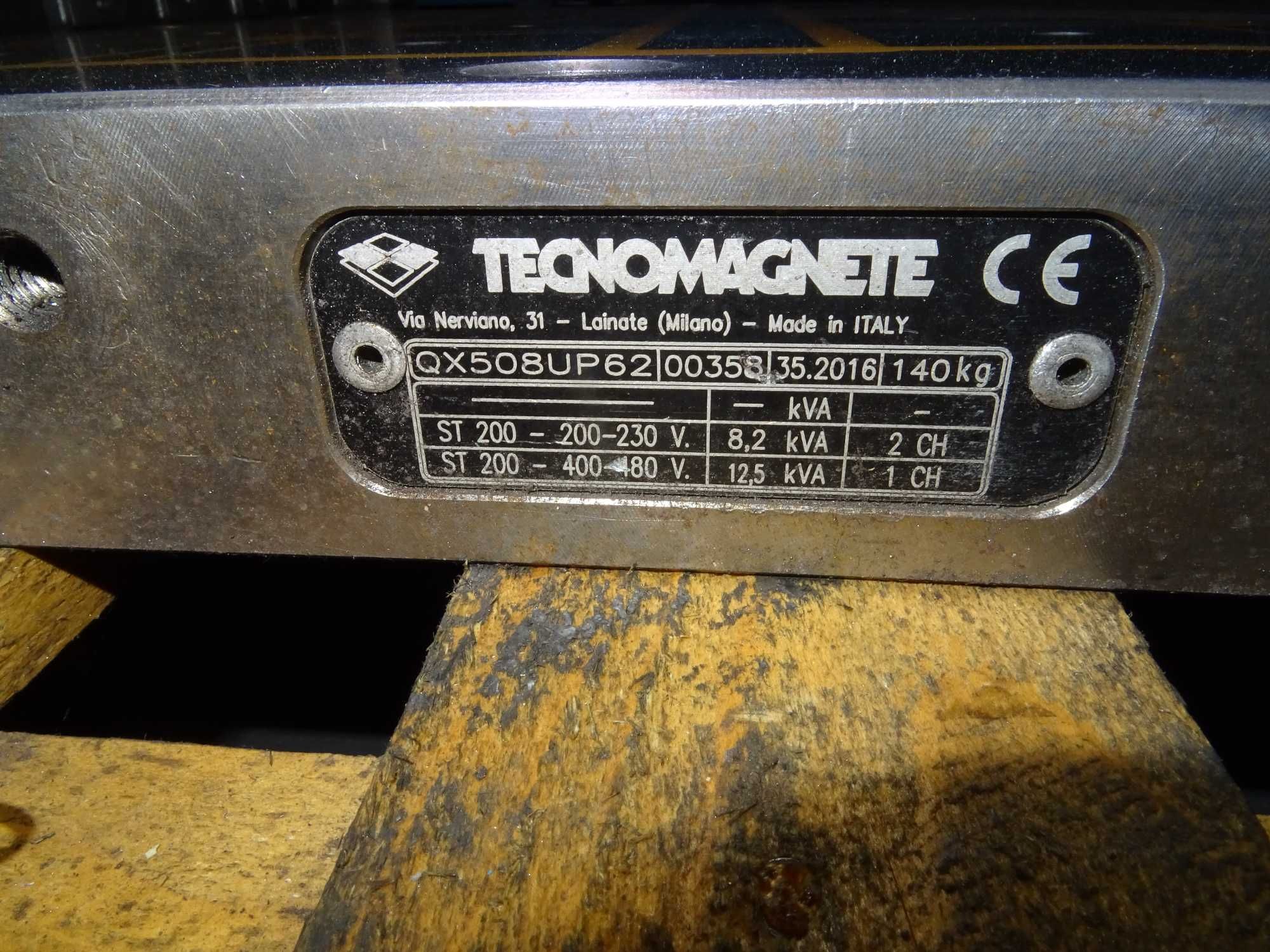 Stół magnetyczny elektropermanentny TECNOMAGNETE QX508 UP62