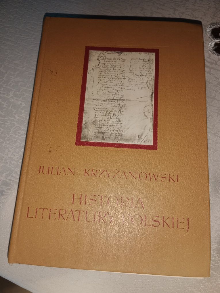 Historia literatury polskiej Julian Krzyżanowski