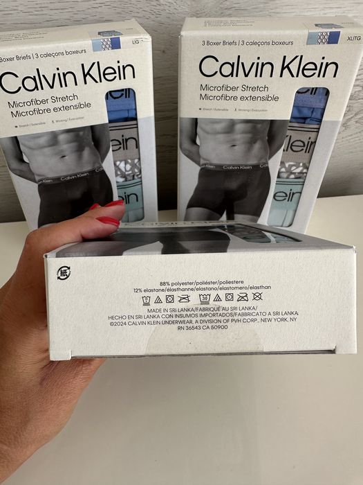 Брендова чоловіча білизна труси боксери Calvin Klein пак 3шт