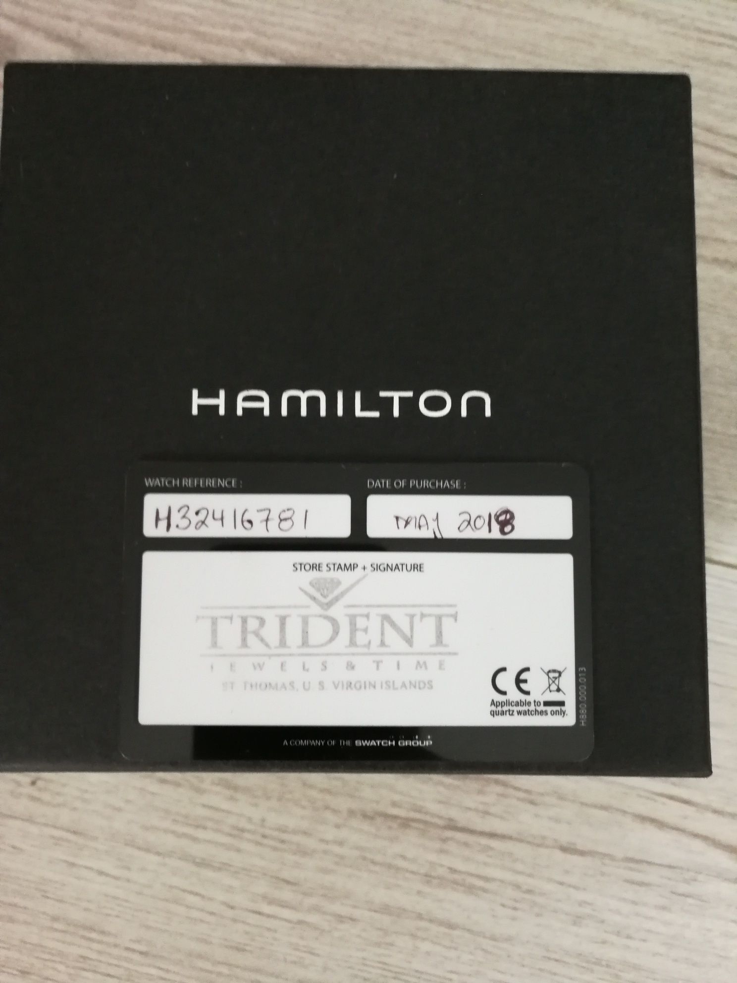 Zegarek Hamilton