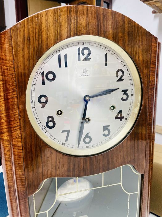 Promocja !Zegar Junghans Art deco / kwadransowy / sprawny po renowacji