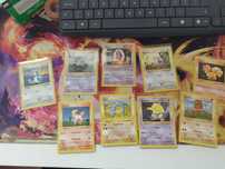Lote cartas Pokémon Base Set Shadowless