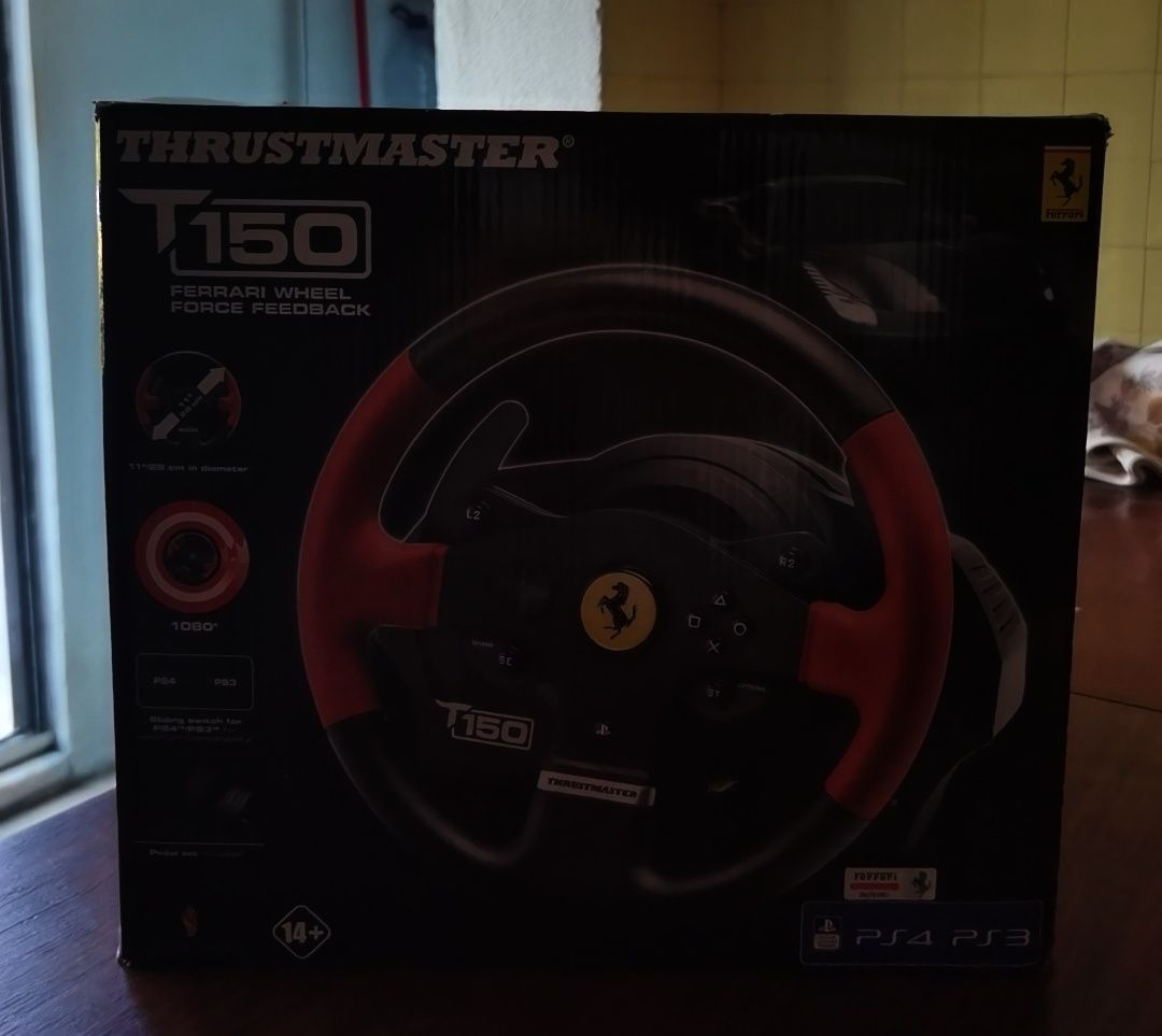thrustmaster t150 ferrari (volante + pedais) Edição Especial