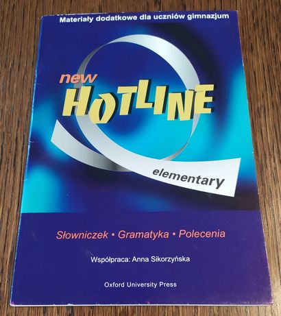 New Hotline Elementary - słowniczek, gramatyka, polecenia - Oxford