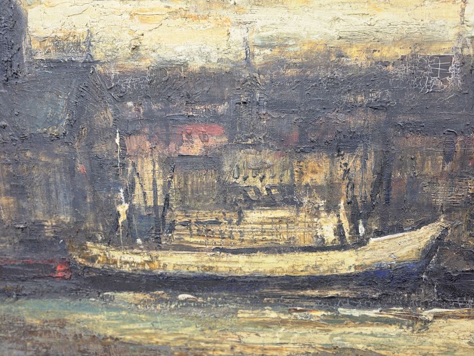 Olbrzymi obraz malowany 252x123cm Jacques Delvaux #1980 Stylowy Węgrów