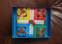 Mini Jogo dos Cavalos/Ludo/Não te Irrites, de viagem - Anos 80