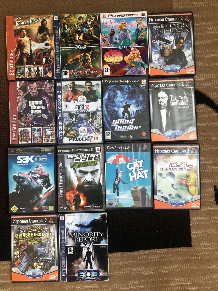Продам ігри на PlayStation 2