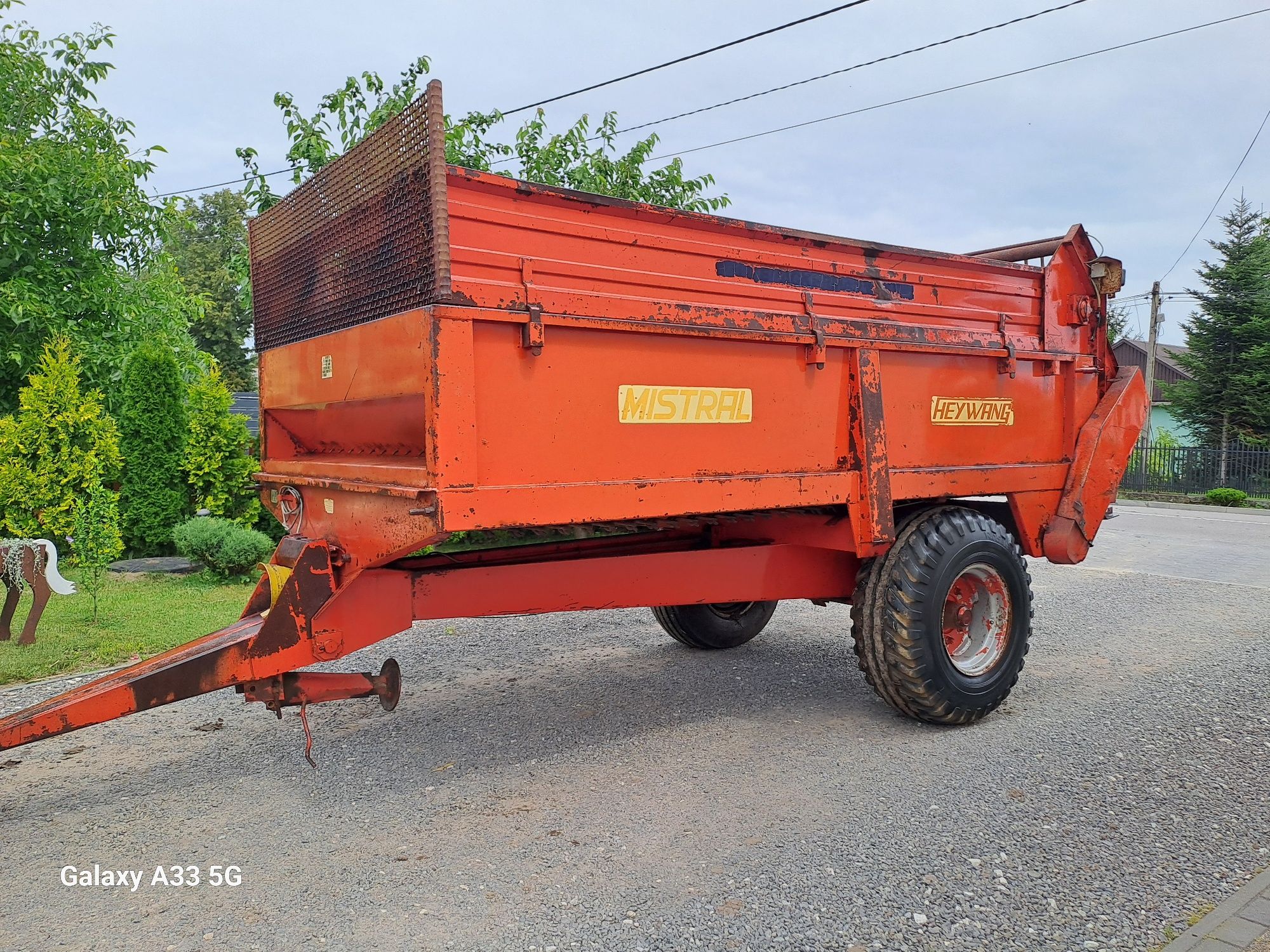 Rozrzutnik obornika HEYWANG 7 TON /leboulch/joskin/jeantil/warfarma