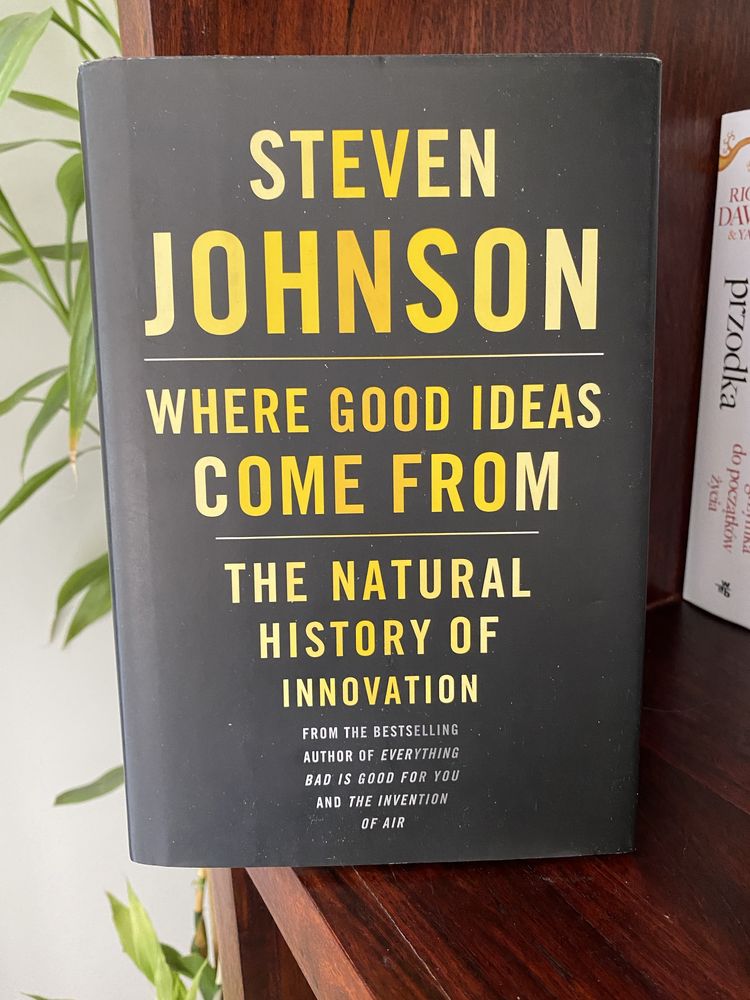 Where Good Ideas Come From Steven Johnson twarda okładka stan igła