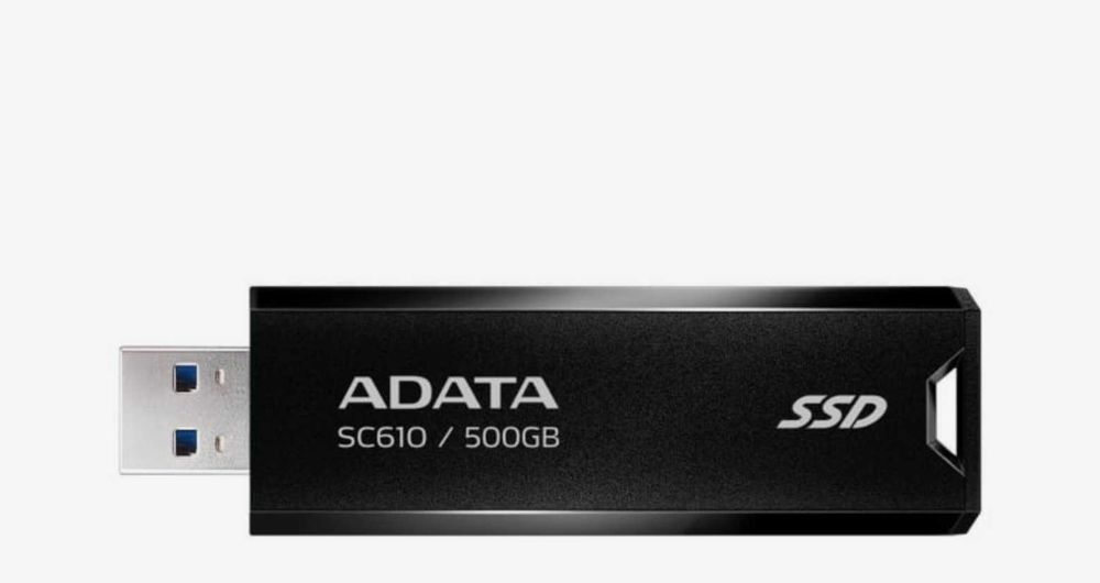 Dysk Pendrive SSD ADATA SC610 500GB USB 3.2 Gen 2 Nowy GW 5L Xbox PS5