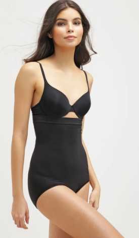 Spanx  Szorty Czarne Bielizna korygująca modelująca wysoki Stan Roz S