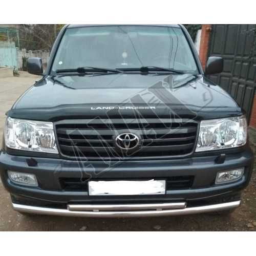 Передние фары ( черные ) Toyota Land Cruiser 100 (98-05) оптика фара