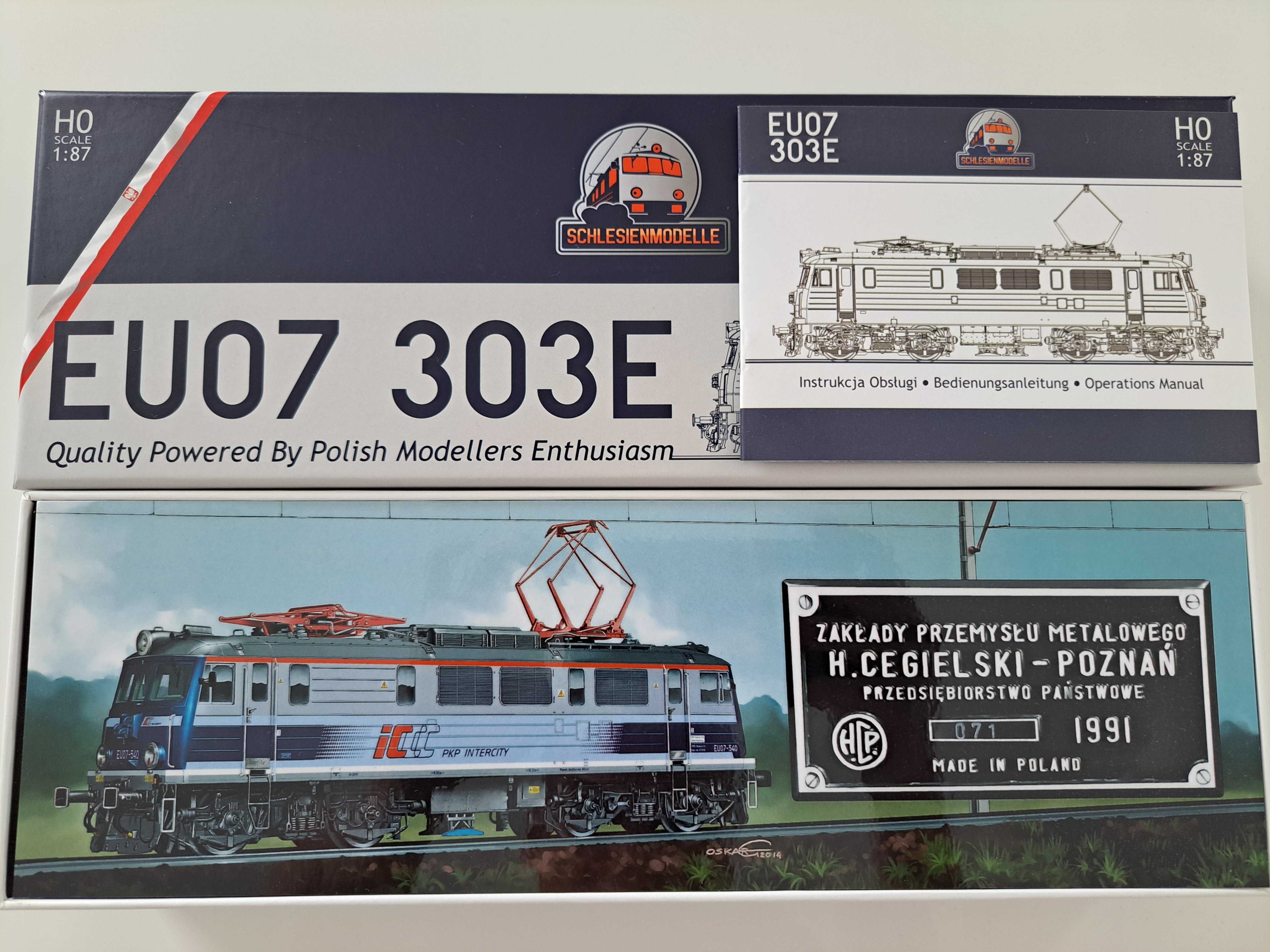 Schlesienmodelle EU07-540 PKP IC lokomotywa H0