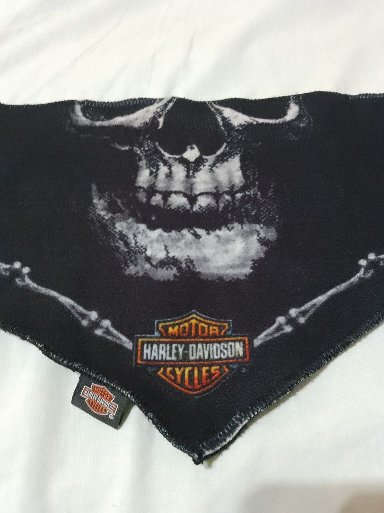 Chusta Harley Davidson skull