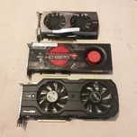 Pakiet 3 Kart Graficznych GTX580/N660/6970