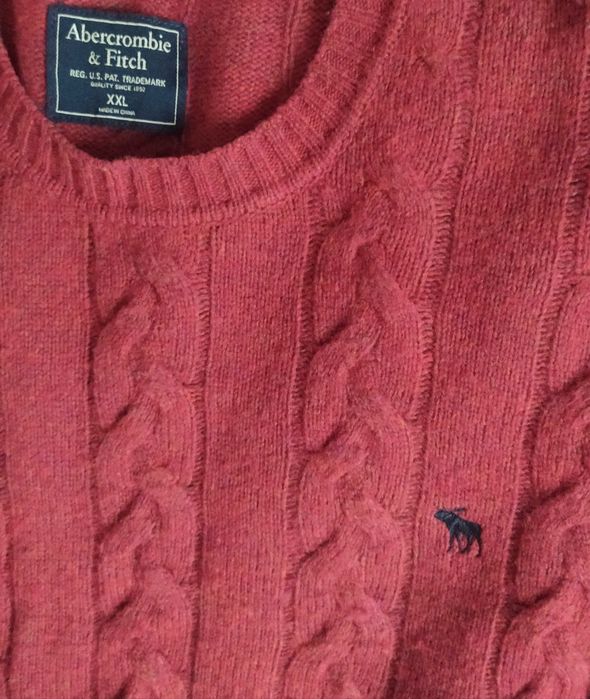 Sweter wełniany Abercrombie Fitch r. XL/2XL