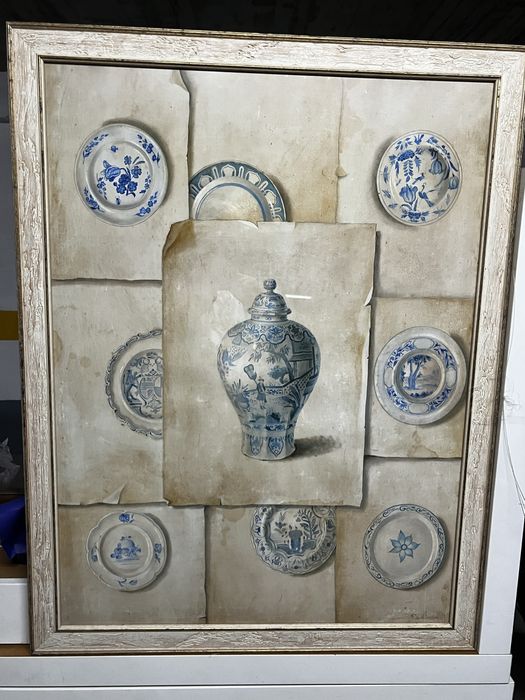 Quadros com motivos de ceramica