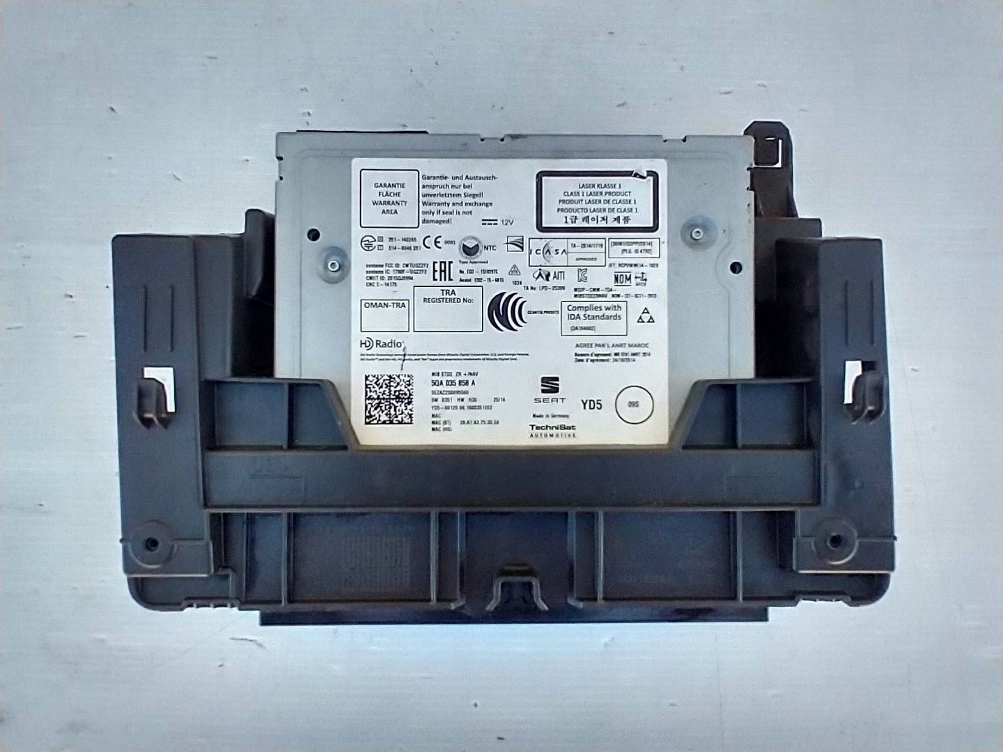SEAT LEON III 5F IBIZA 6J ATECA CZYTNIK NAWIGACJI GPS KARTA SD 5QA035858A
