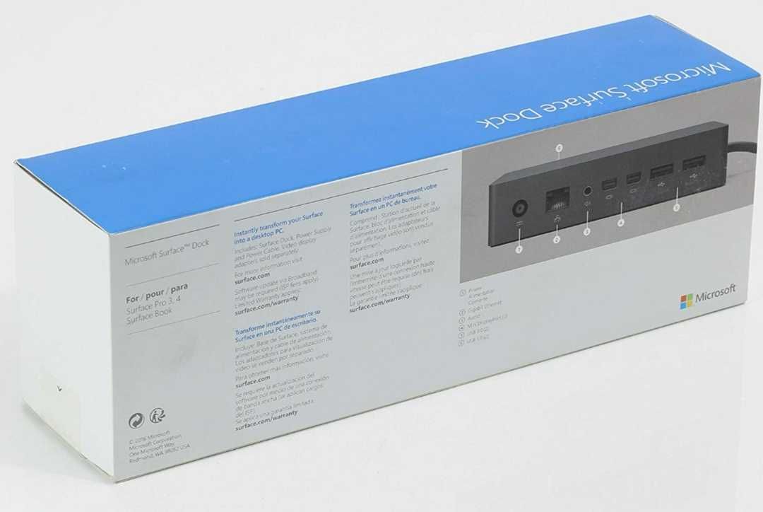 Microsoft Surface Dock Nova Na caixa