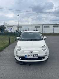 Biały Fiat 500, 2009 1,2