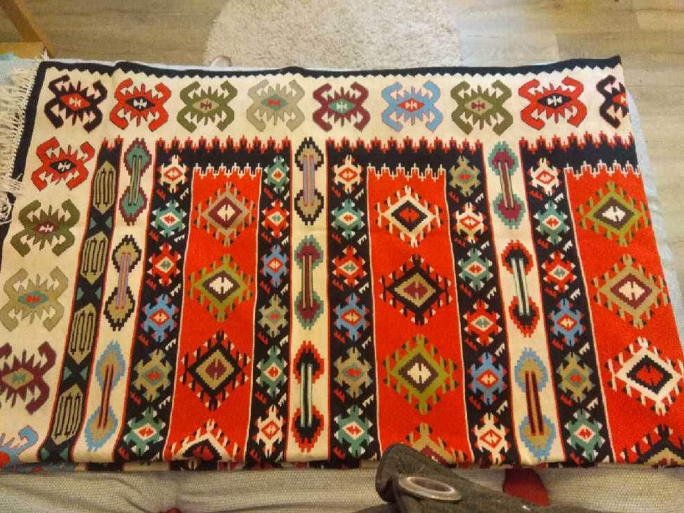 kilim ręcznie tkany wełniany duży 3 x 2