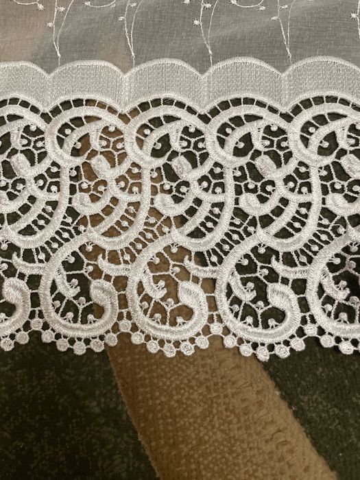 Тюль лляна біла 4*2,37