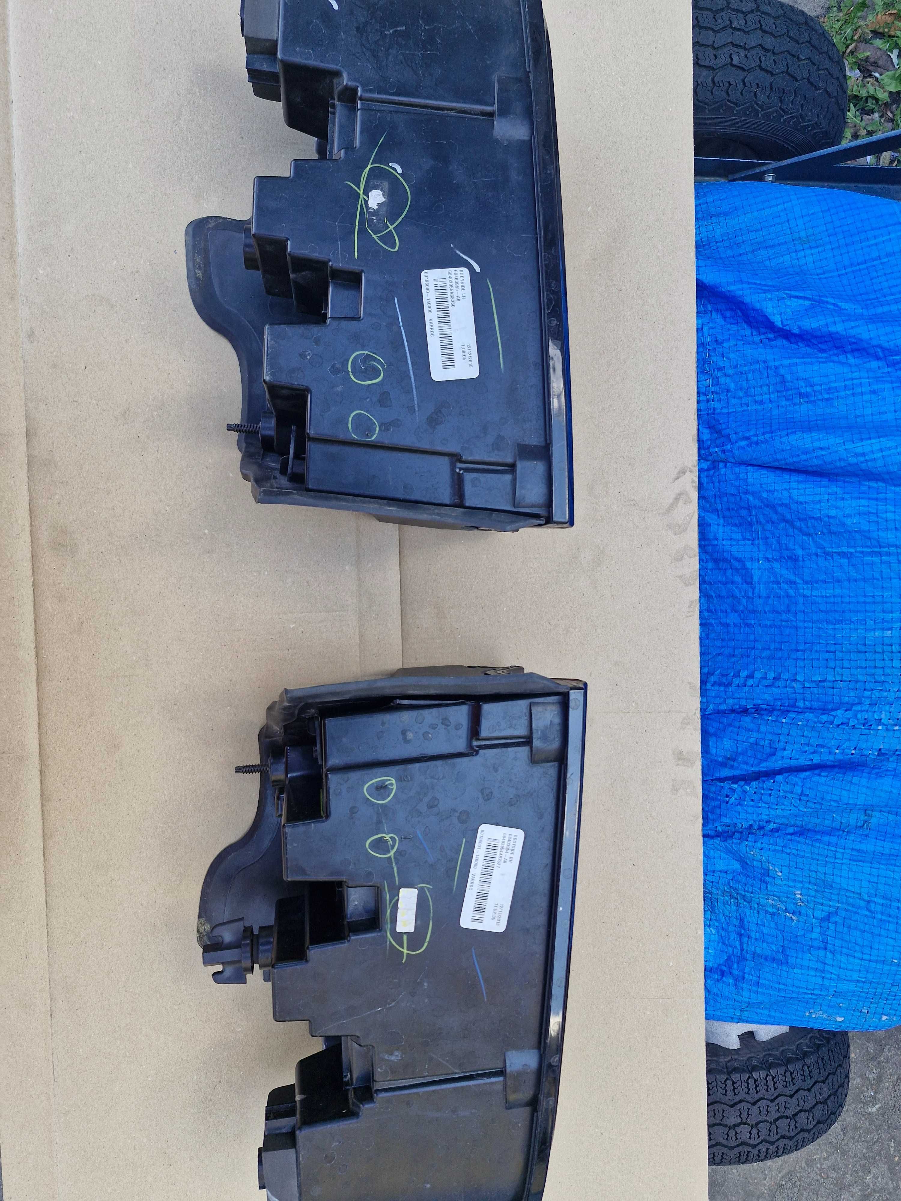 dodge challenger KOMPLET lampy tylne + blenda