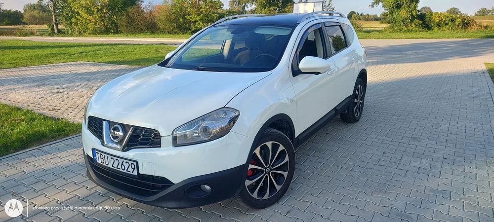 Nissan Qashqai+2 Pierwszy właściciel w PL, kamery, klimatronik, szklany dach,hak