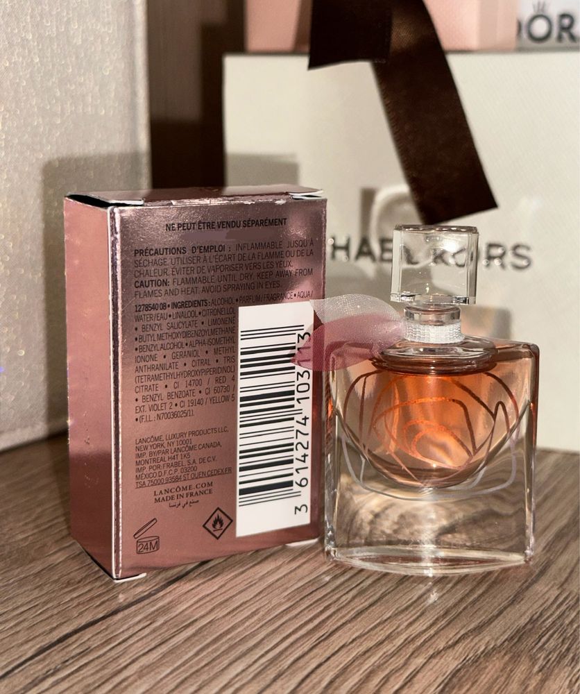 Mini perfumy Lancome La vie est belle Rose Extraordinaire 4 ml