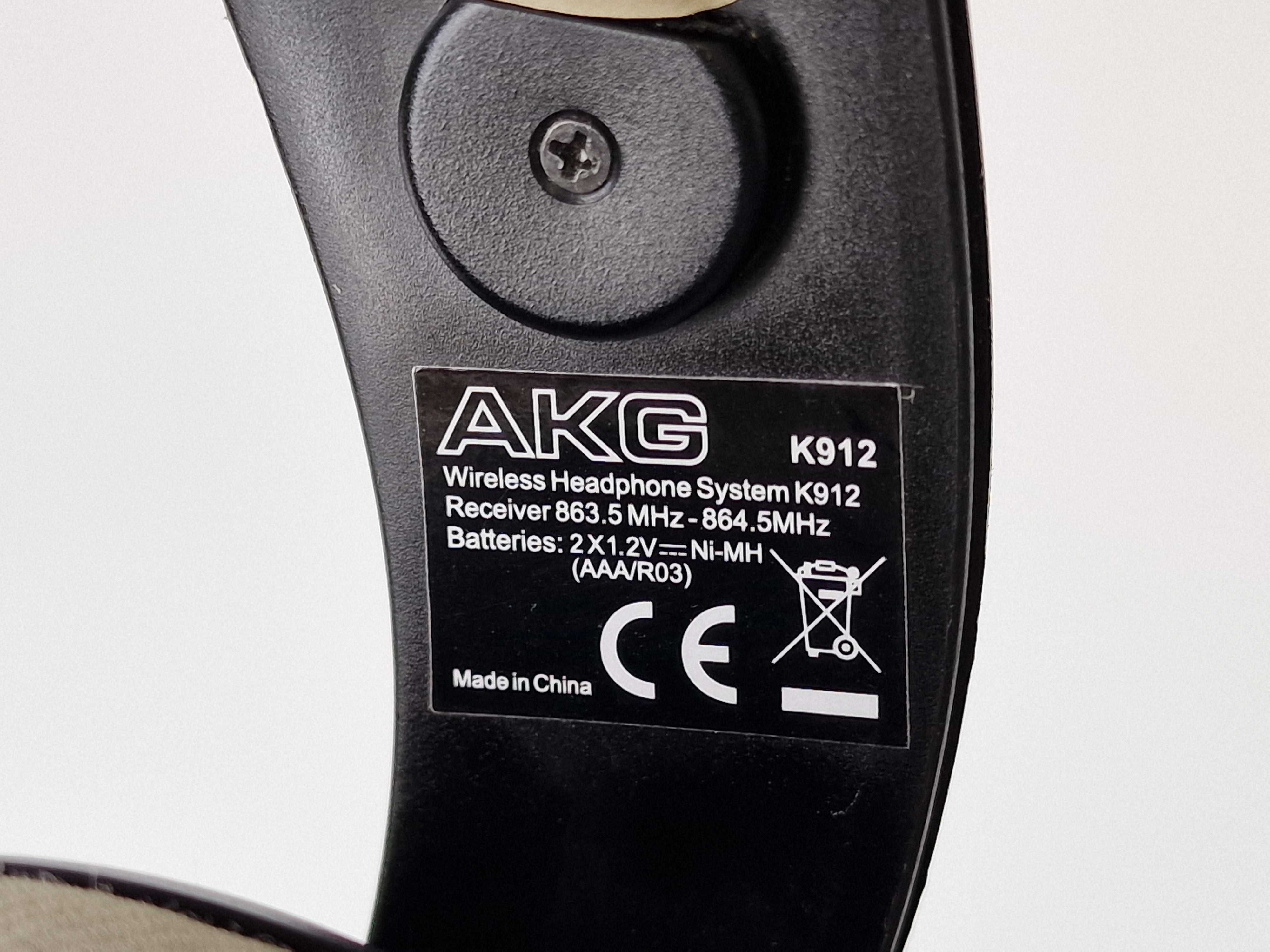 AKG K912 słuchawki bezprzewodowe otwarte czarne